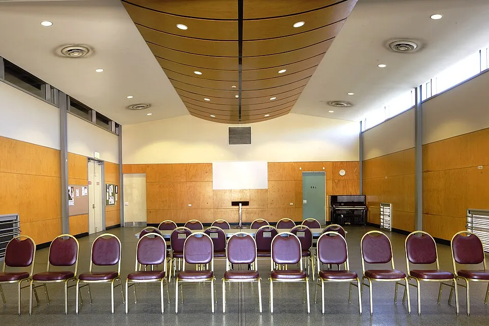 The new Inala Hall holds 100 people standing or 100 people banquet style.